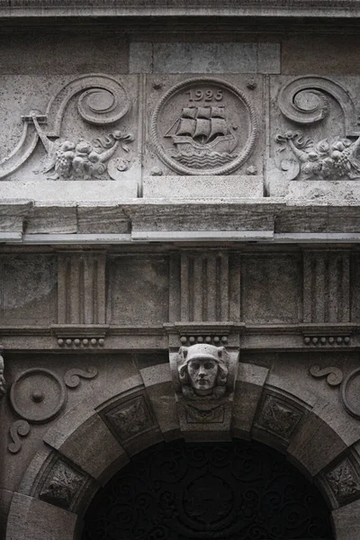 Antigua Fachada Del Edificio Buenos Aires —  Fotos de Stock