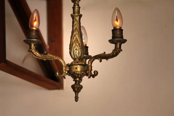Lampa Vintage Wisząca Suficie — Zdjęcie stockowe
