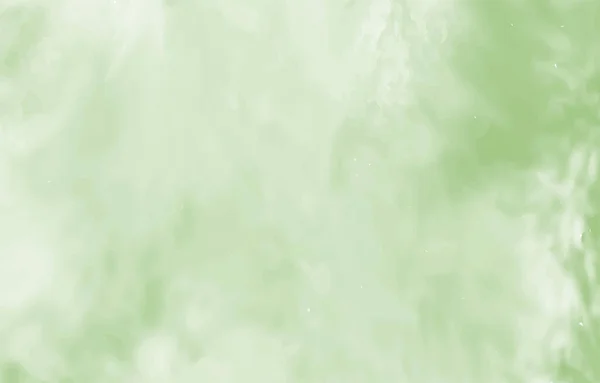 Verde Morbido Acquerello Sfondo Vettoriale Illustrazione — Vettoriale Stock