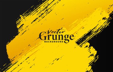 soyut arkaplan grunge sarı ve siyah tasarım