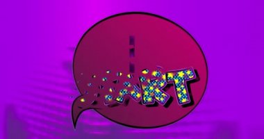 Harika bir başlangıç. Hareket posteri. 4k animasyon çizgi roman kelime metni soyut çizgi roman arkaplanı üzerinde hareket ediyor. Retro pop sanat tarzı.
