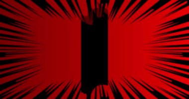 - Kesinlikle hayır. Hareket posteri. 4k animasyon çizgi roman kelime metni soyut çizgi roman arkaplanı üzerinde hareket ediyor. Retro pop sanat tarzı.