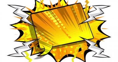 Çizgi roman geçmişi. Hareket posteri. 4k animasyon çizgi roman, değişen elementler, duvar kağıtları. Retro pop sanatının arka planı.