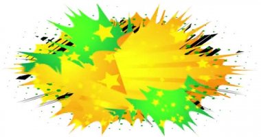 Retro karikatür tarzı arka plan. Manga karikatür arkaplan videosu. Pop sanat çizgi roman tanıtımı. Hareket posteri. 4k animasyon hareketi, değişen duvar kağıdı.