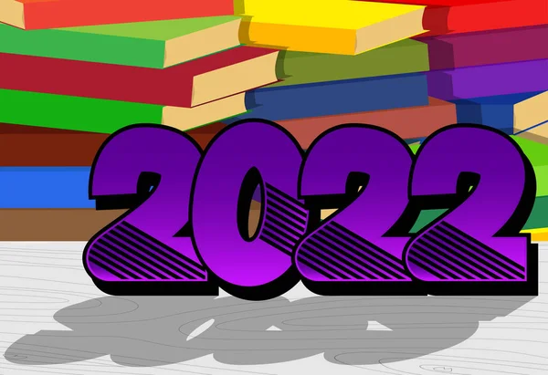 2022 Comic Book Text Abstract Comics Background Retro Pop Art — Stock Vector