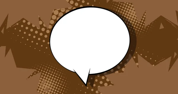 Retro Comic Book Style Speech Bubble Background Manga Cartoon Backdrop — Stock Vector