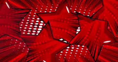 Çizgi Roman Konuşması Kabarcık Arkaplanı. Hareket posteri. 4k animasyon çizgi roman, değişen elementler, duvar kağıtları. Retro pop sanatının arka planı.