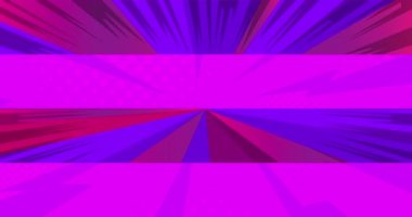 Retro karikatür tarzı arka plan. Manga karikatür arkaplan videosu. Pop sanat çizgi roman tanıtımı. Hareket posteri. 4k animasyon hareketi, değişen duvar kağıdı.