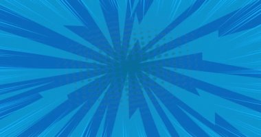 Retro karikatür tarzı arka plan. Manga karikatür arkaplan videosu. Pop sanat çizgi roman tanıtımı. Hareket posteri. 4k animasyon hareketi, değişen duvar kağıdı.