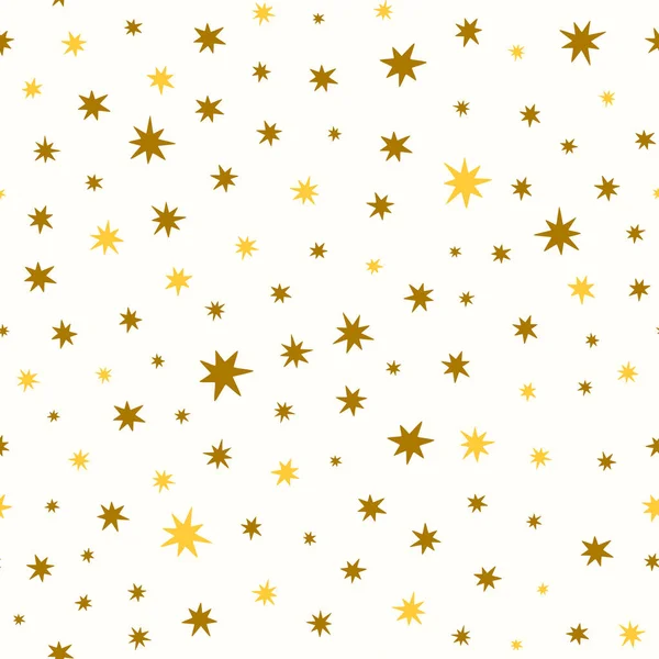 Işık arkaplanındaki vektör altın yıldız deseni.