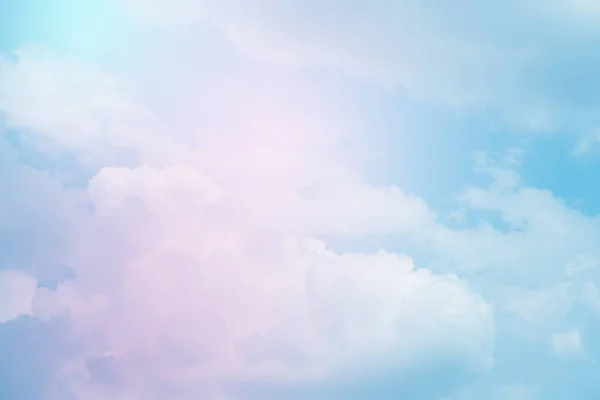 Soft Colorful Sky Pastel Color Cloud Background — Foto de Stock