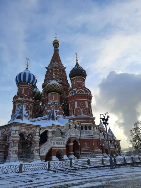 Winter Red Square Moscow — Stock Photo, Image