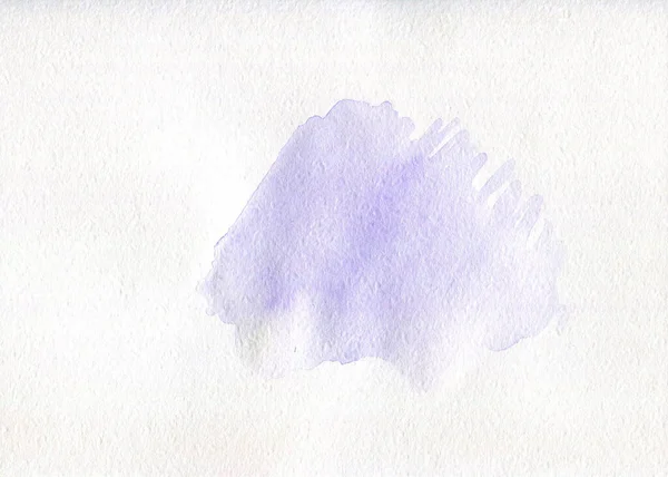 Pintura acuarela violeta en fondo blanco. Peri Color del año 2022. — Foto de Stock
