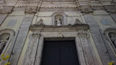 Campagna, Campania, İtalya-21 Ekim 2022: St. Mary Barış Kilisesi 'nin eş zamanlı katedrali