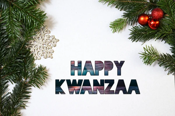 New Best Happy Kwanzaa Fastival Colourful Stylish Front Text Fondo — Foto de Stock