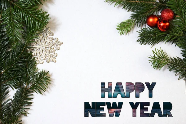 Novo Melhor Feliz Ano Novo Celebração Colorido Elegante Frente Texto — Fotografia de Stock