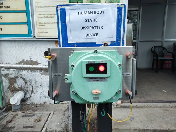 Human Body Static Dissiptter Device Machine Fotos — Fotografia de Stock