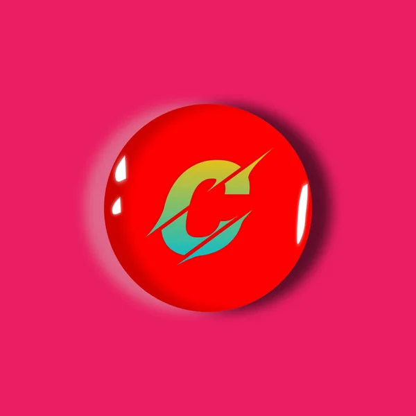 Word Text Water Drop Logo Graphic Design Icon Art Colourfull — Fotografia de Stock