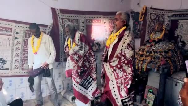 April 2022 Zezra Viramgam Ahemdabad Gujarat India Belief God Entering — 비디오