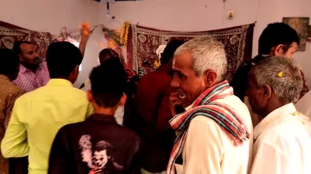 Nisan 2022 Zezra Viramgam Ahemdabad Gujarat Hindistan Gujarat Köyünde Tanrı — Stok video
