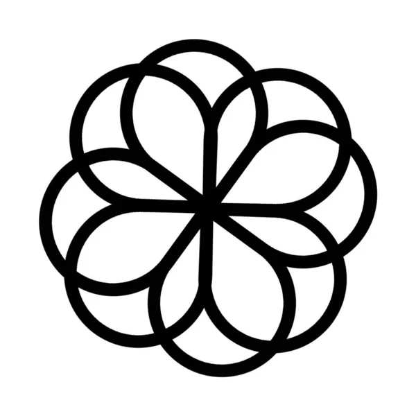 Чорний Колір Ілюстрації Логотипу Дизайн Фотографії — стокове фото
