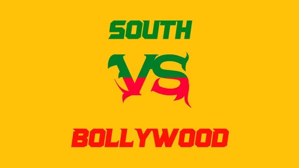 A South VS Bollywood Poster Text Letter Stylish Font HD Photo Background Wallpaper
