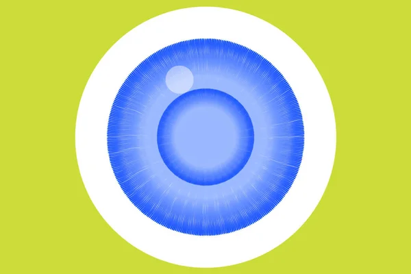 Olho Novo Melhor Exclusivo Criativo Colorido Logotipo Gráfico Design Arte — Fotografia de Stock