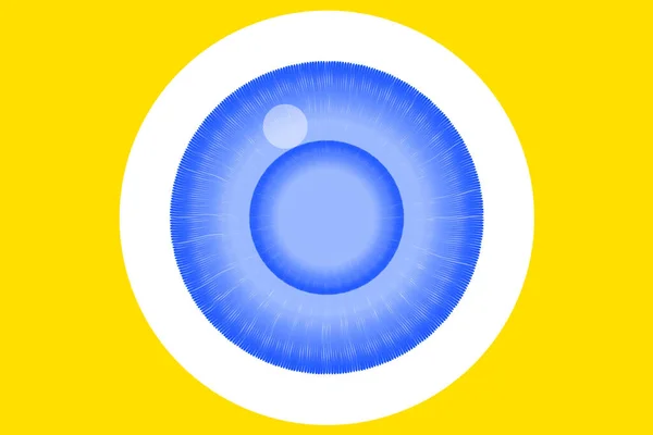 Oeil Nouveau Meilleur Unique Créatif Coloré Logo Graphisme Art Icône — Photo