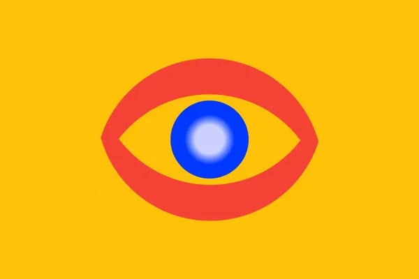 Eye New Best Unique Creative Logo Graphic Design Art Icon — Stock Photo, Image