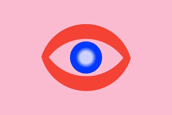 Eye New Best Unique Creative Logo Graphic Design Art Icon — 스톡 사진