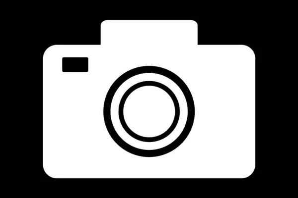 Kamera Bästa Unik Kreativ Logotyp Grafisk Design Konst Ikon Symbol — Stockfoto