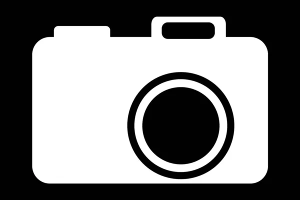 Fotoaparát Nový Nejlepší Unikátní Creative Logo Grafický Design Umění Ikona — Stock fotografie