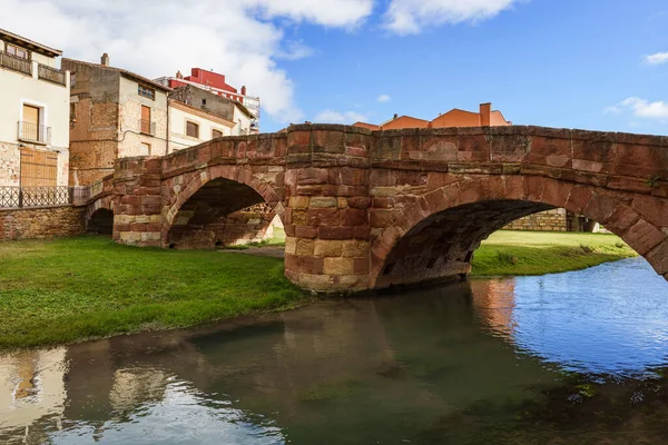 Ponte Medieval Românica Molina Aragon Guadalajara Castilla Mancha Espanha — Fotografia de Stock