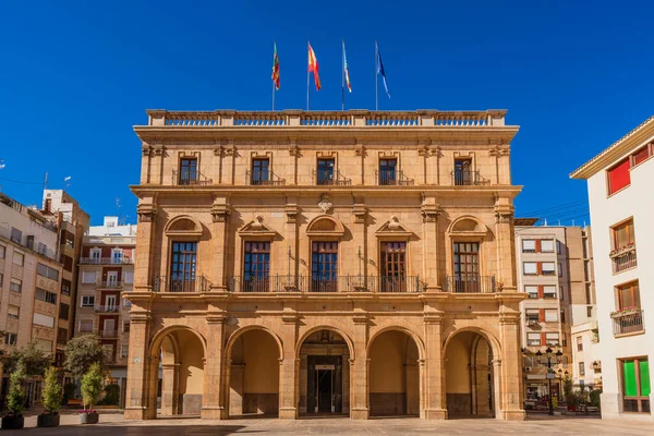 Castellon Plana Δημαρχείο Μπαρόκ Κτίριο Στυλ Χτίστηκε Μεταξύ Του 17Ου — Φωτογραφία Αρχείου
