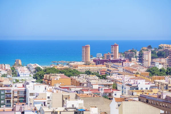 Urban sprawl threatens mediterranean coast in Oropesa del Mar Spain