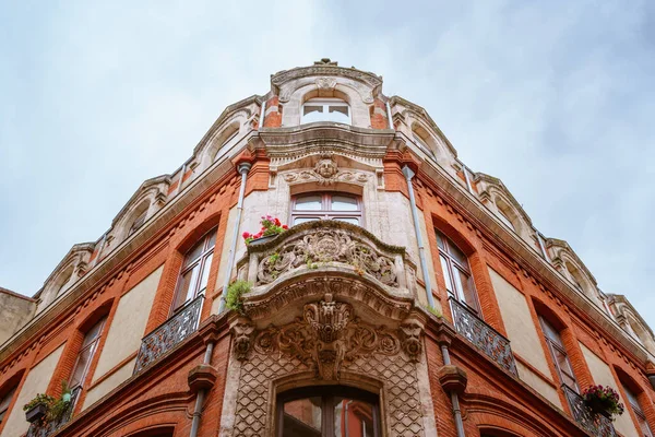 Τουλούζη Γαλλία Μαΐου 2022 Art Nouveau Κτίριο Από Τούβλο Στη — Φωτογραφία Αρχείου