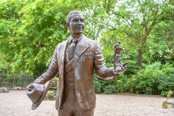 Toulouse France May 2022 Statue Famous Argentinian Singer Carlos Gardel — Stock Photo, Image