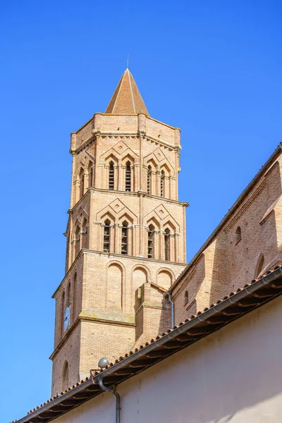 法国图卢兹圣尼古拉教堂钟楼 — 图库照片