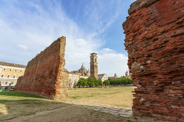 Antigua Muralla Roma Turín Italia — Foto de Stock