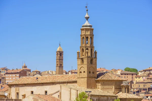 View Tarazona Picturesque Town Zaragoza Province Aragon Spain — Zdjęcie stockowe