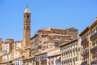 Panoramic view of Tarazona landscape old town in Zaragoza Province, Aragon, Spain