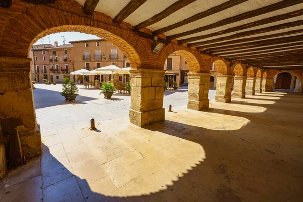 View Arcade Los Arcos Navarre Spain Main Stop French Way — 图库照片