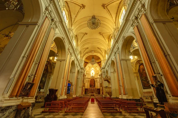 Catane Italie Septembre 2022 Vue Intérieure Église Saint François Assise — Photo