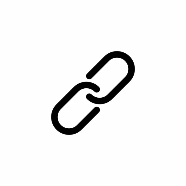 Zincir, halka simgesi. Grafik tasarımı, Web, UI, uygulama için vektör illüstrasyonu. 