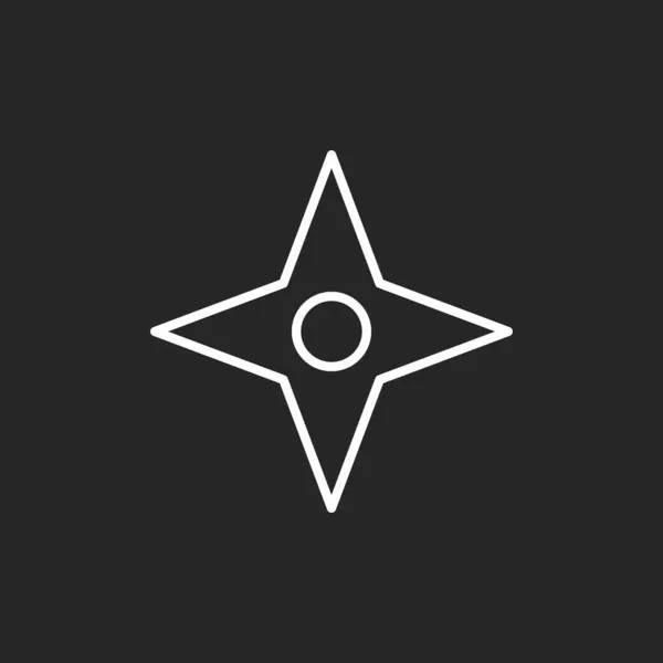 Icono Estrella Ilustración Vectorial Para Concepto Móvil Diseño Web — Vector de stock