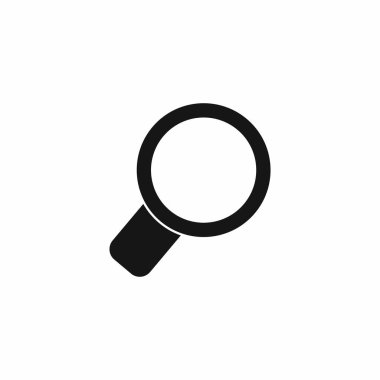 Büyüteç simgesi. Grafik tasarımı, Web, UI, uygulama için vektör illüstrasyonu.