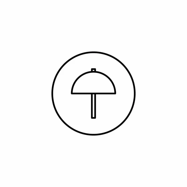 Icono Del Paraguas Diseño Signos Ilustración Vectorial Para Diseño Gráfico — Vector de stock