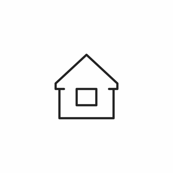 Home Icon Vector Illustration Graphic Design Web App — Stock Vector