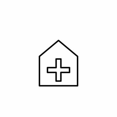 Ev Simgesi. Grafik tasarımı, Web, UI, uygulama için vektör illüstrasyonu.