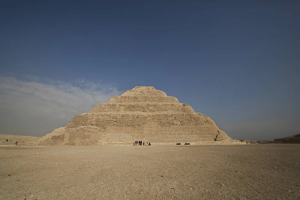 Υπέροχες Αιγυπτιακές Πυραμίδες Αιγυπτιακές Αρχαιότητες — Φωτογραφία Αρχείου